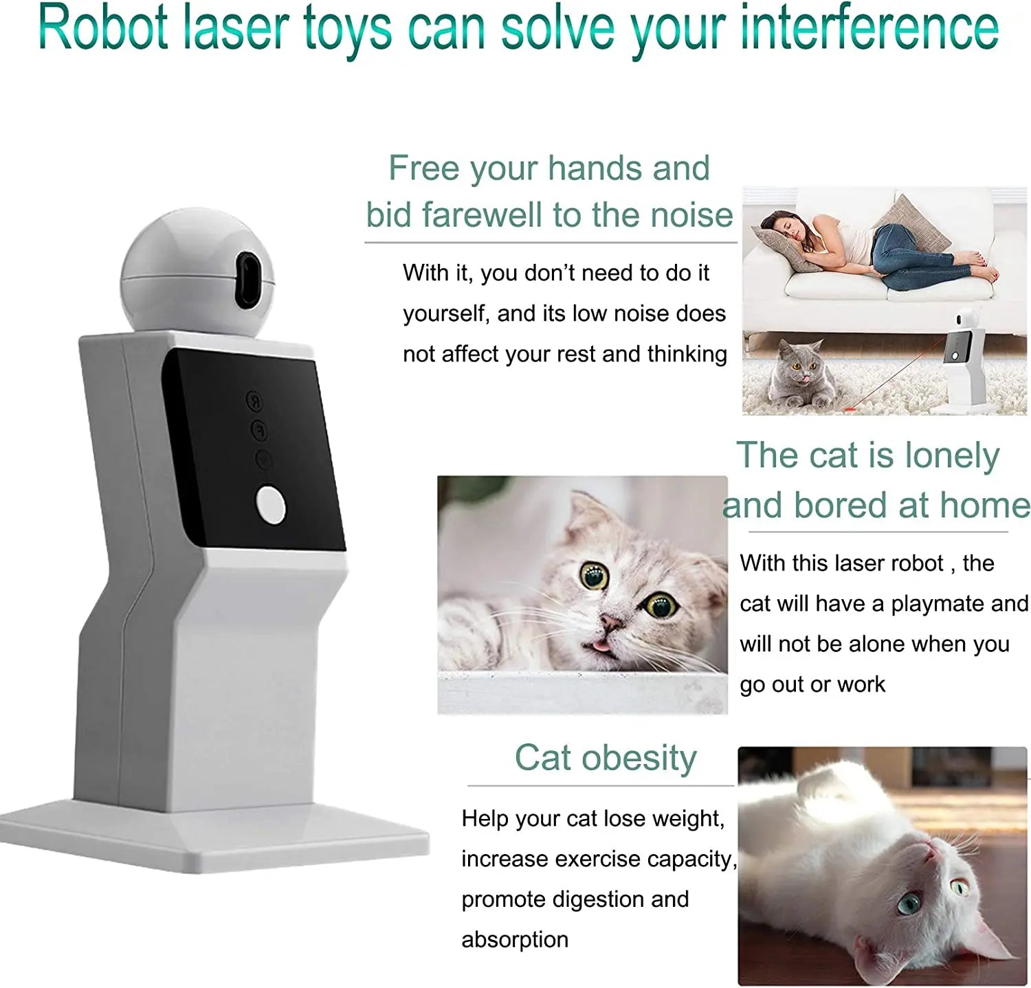 Pets Automatic Interactive Cat Laser Toy