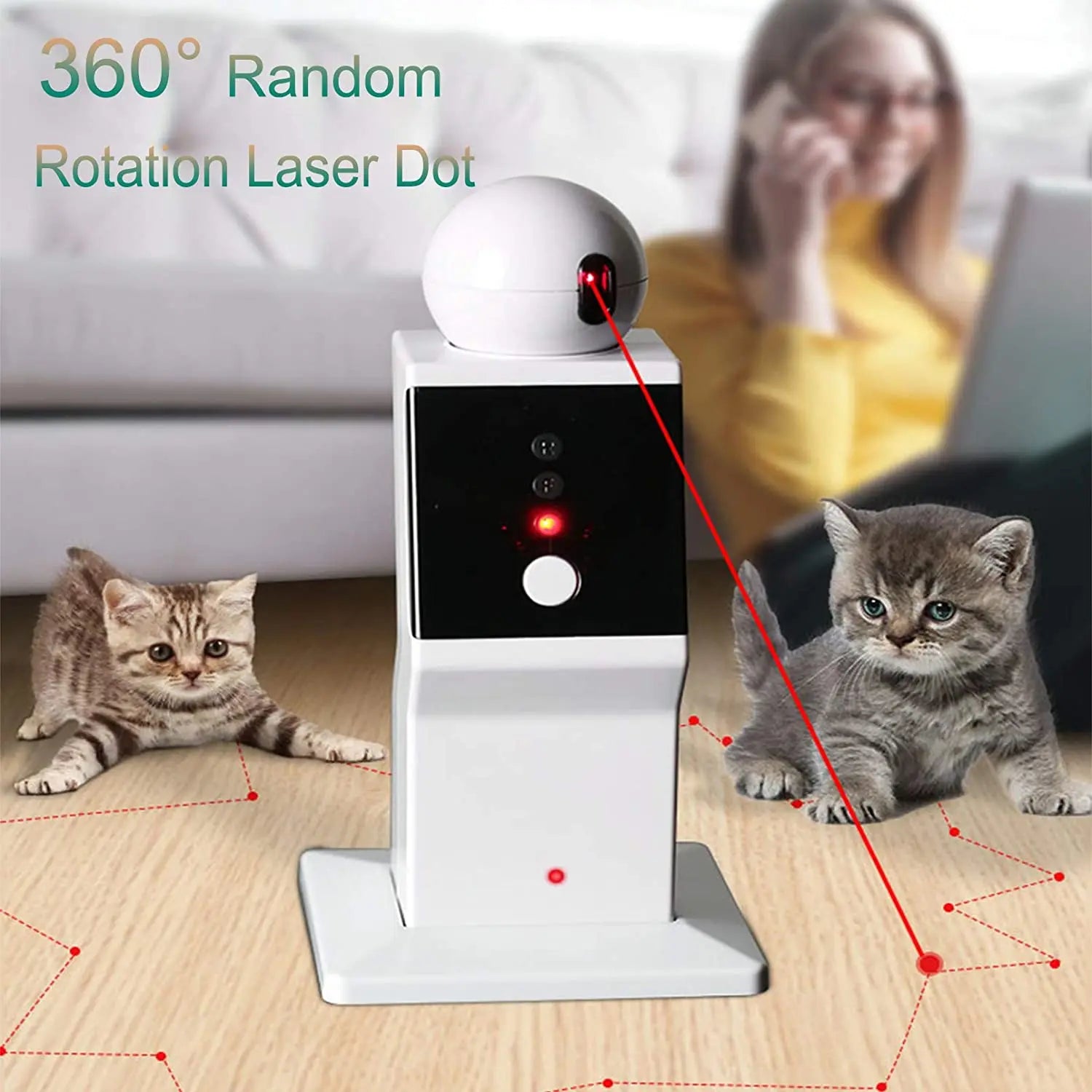 Pets Automatic Interactive Cat Laser Toy