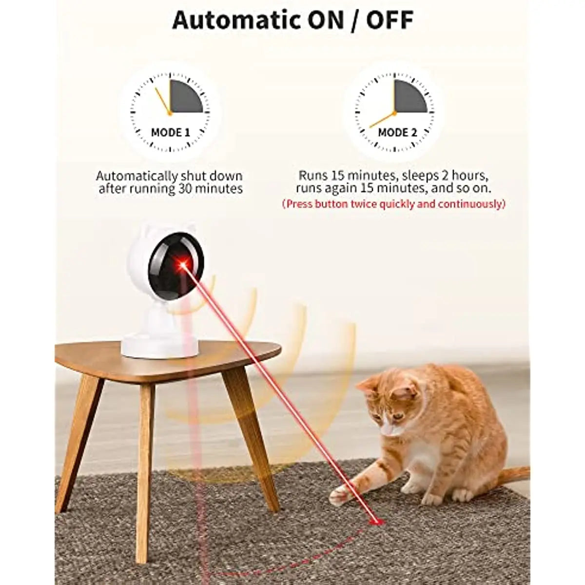 Pet Rechargeable Interactive Laser Cat Toy