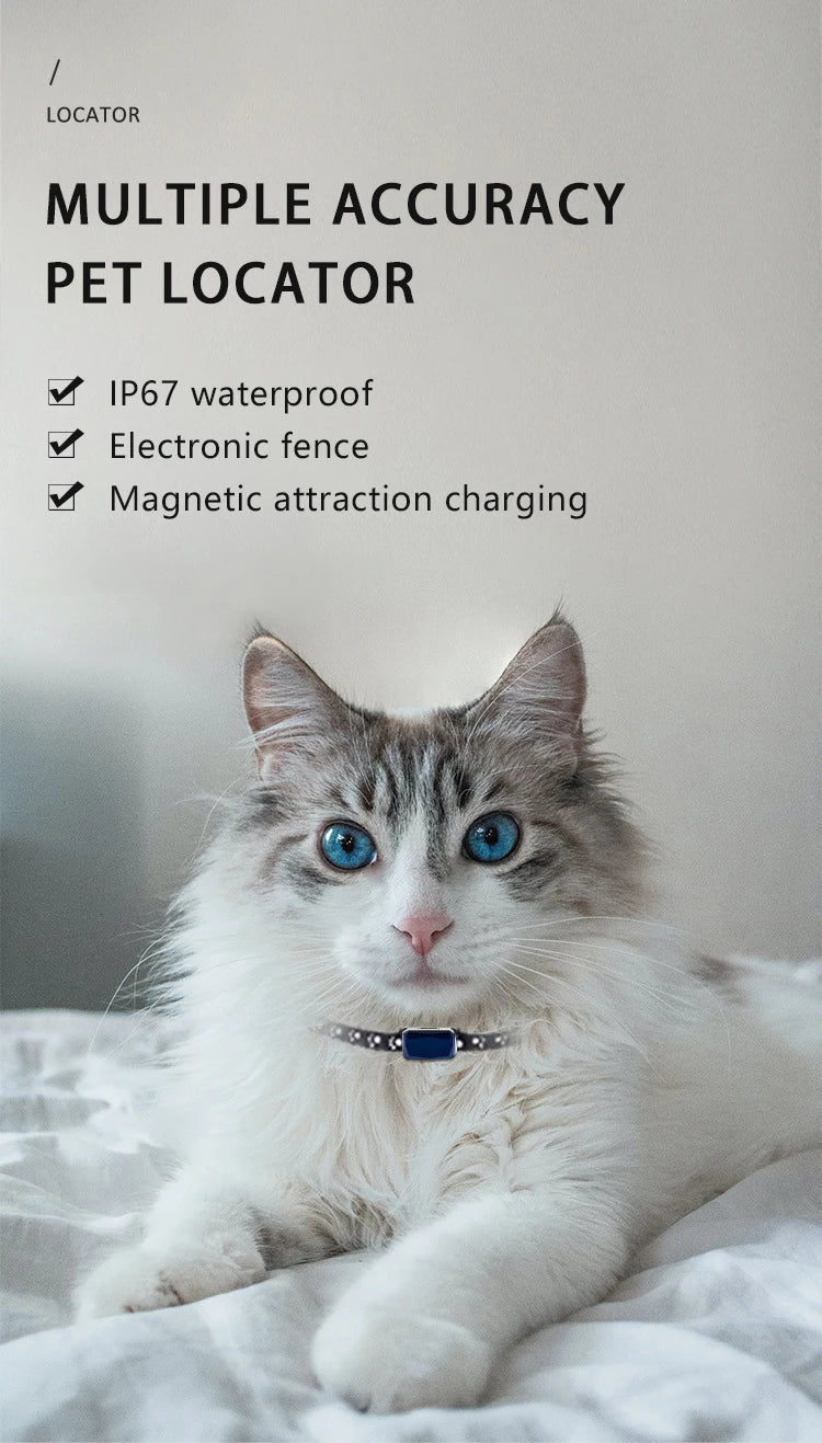 Pet Mini GPS Pet Tracker Waterproof Anti-lost Collar