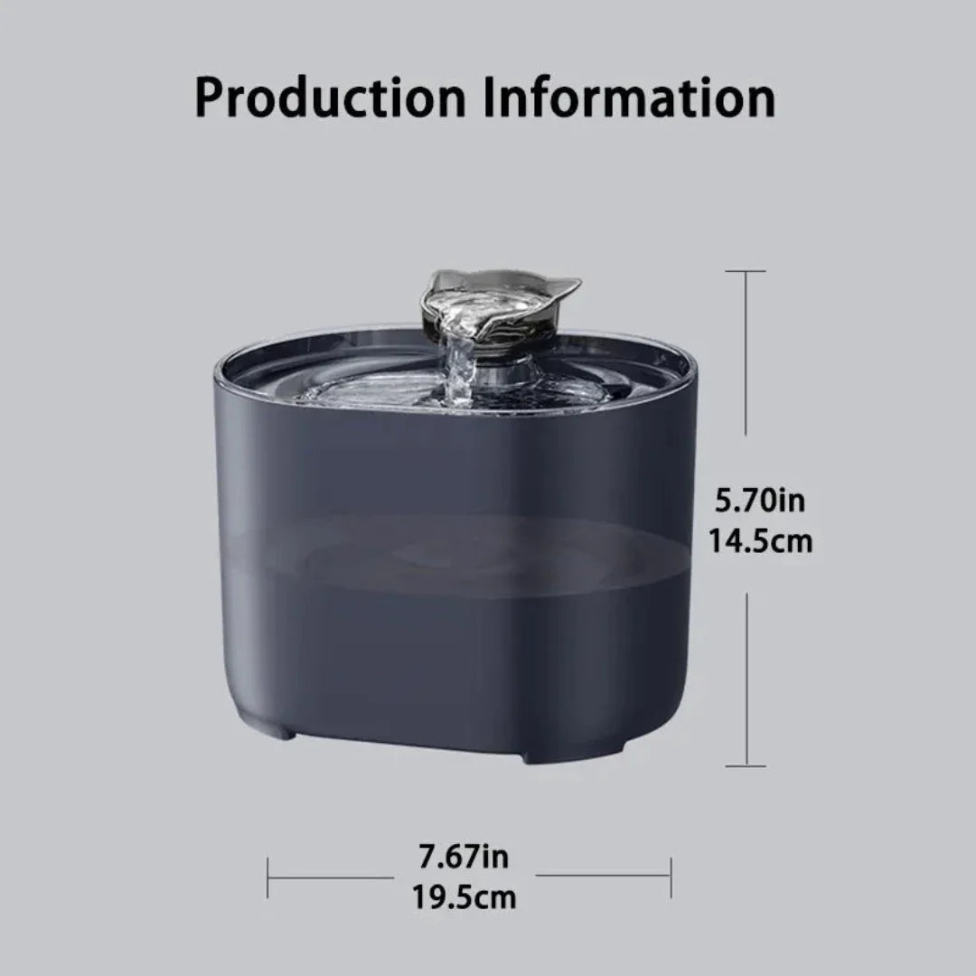 PetAffairs USB Auto Fountain Water Filter and Drinker Smart Cat Product