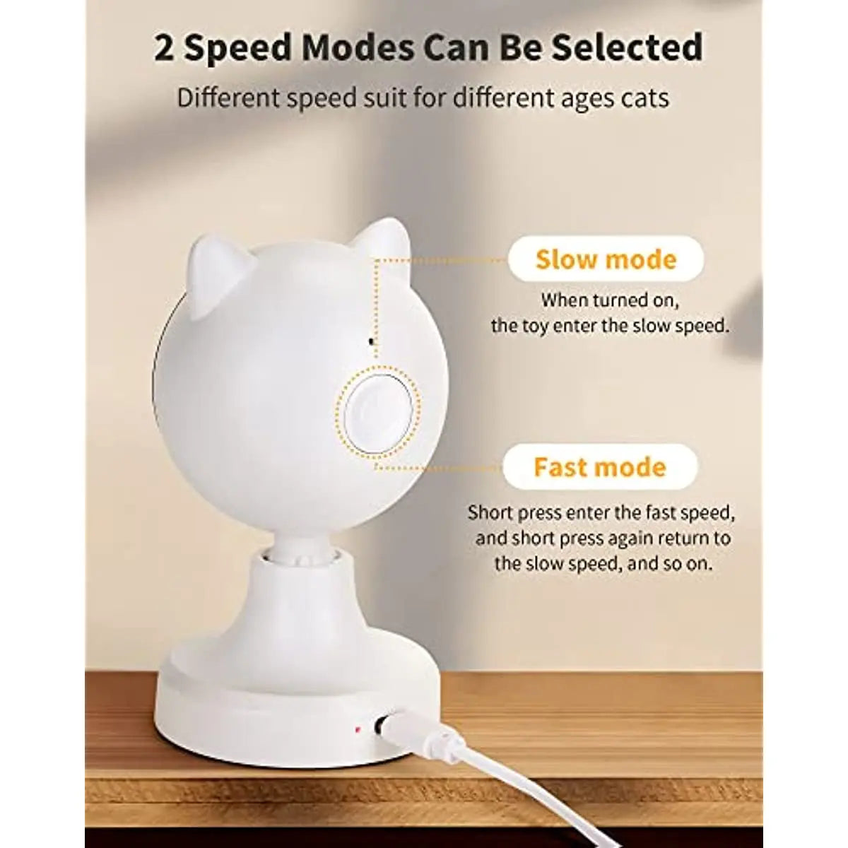 Pet Rechargeable Interactive Laser Cat Toy