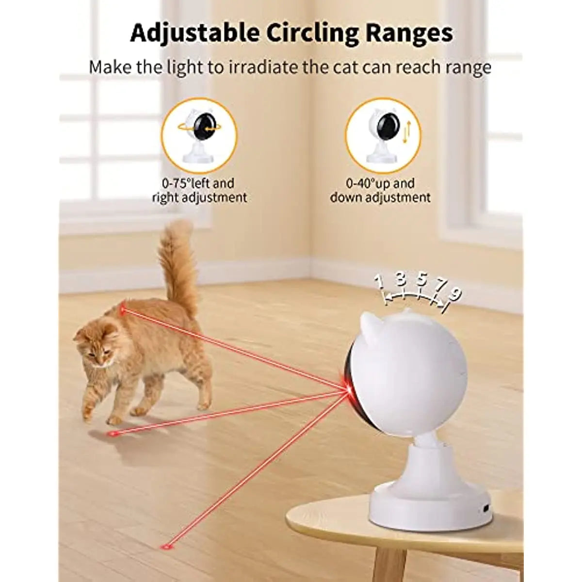 Pet Rechargeable Interactive Laser Cat Toy