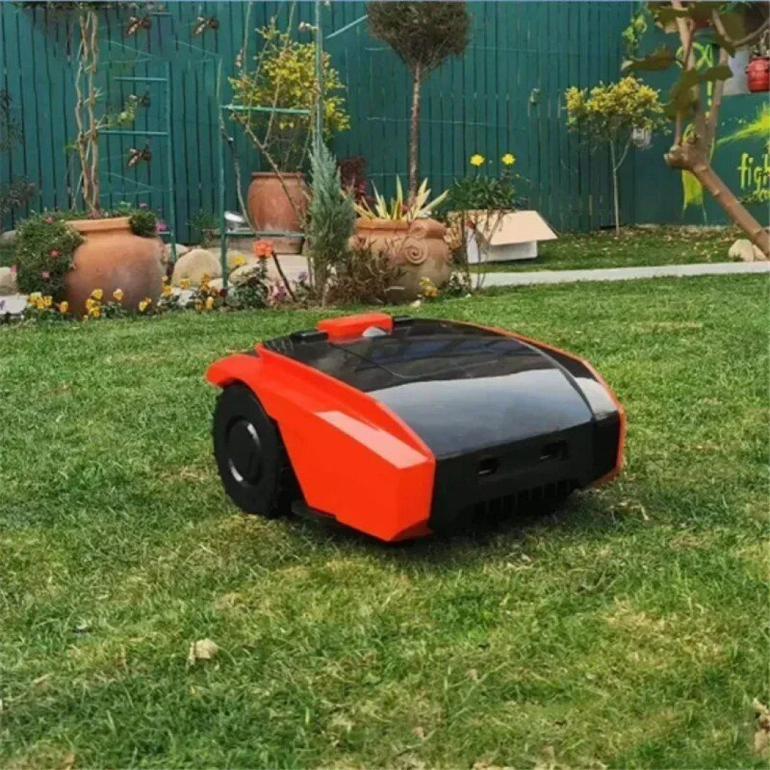 Adjustable cutting height on Smart Automatic Lawnmower