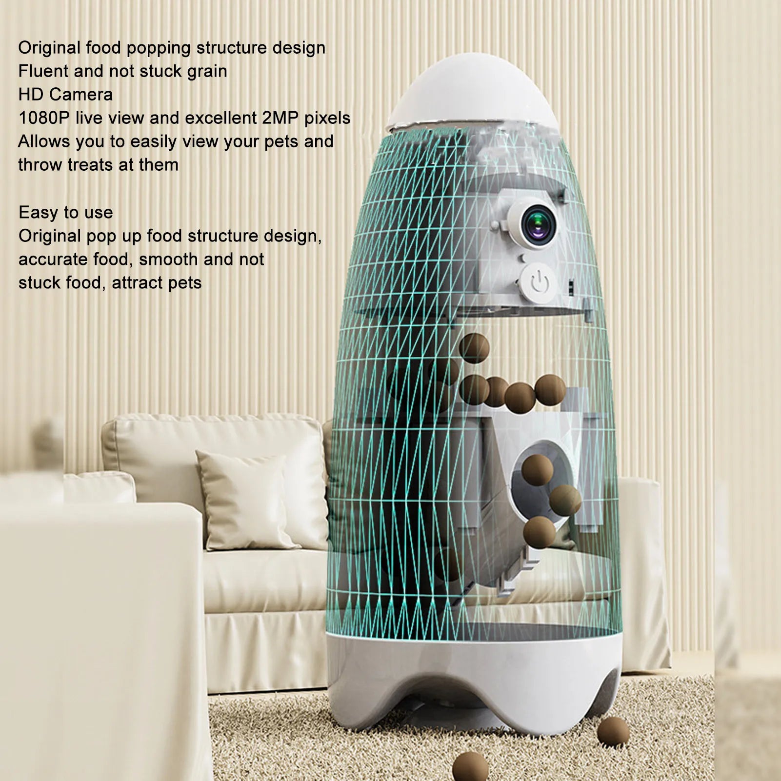 Pet Smart Pet Camera With Treat Dispenser